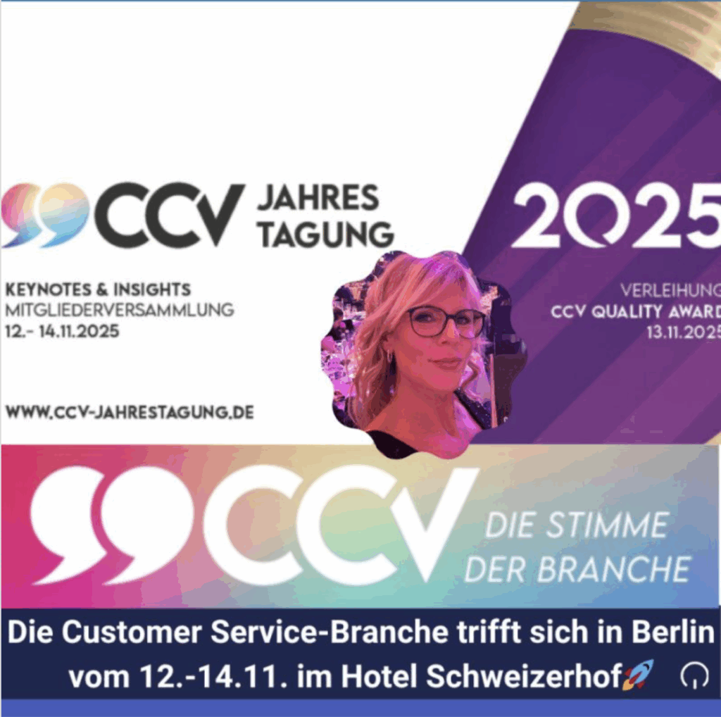Anika Tannebaum – Europas No. 1 Service Expertin, Keynote Speakerin & Leadership Coach bei der CCV Jahrestagung in Berlin.